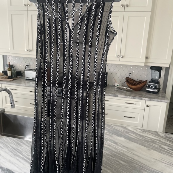 Sandra Darren amazing resort wear beach pool cover up dress size small 🧉🌴 - Picture 12 of 17